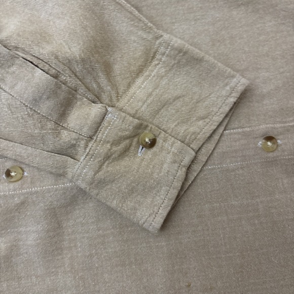 Country Store Women's Tan Button Up Shirt Embroidered Pumpkins Fall Size 2X - Picture 6 of 15